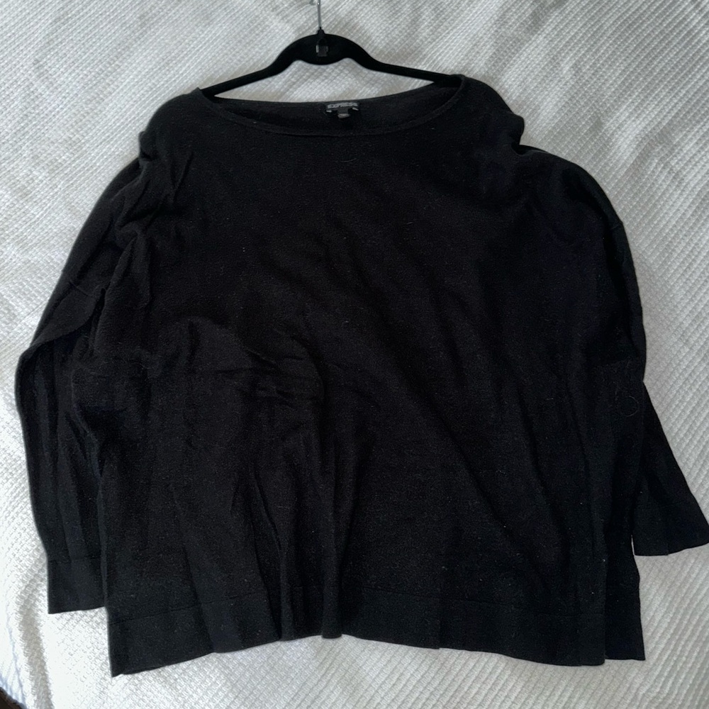 Express Black Long Sleeve Women's Sweater size Large